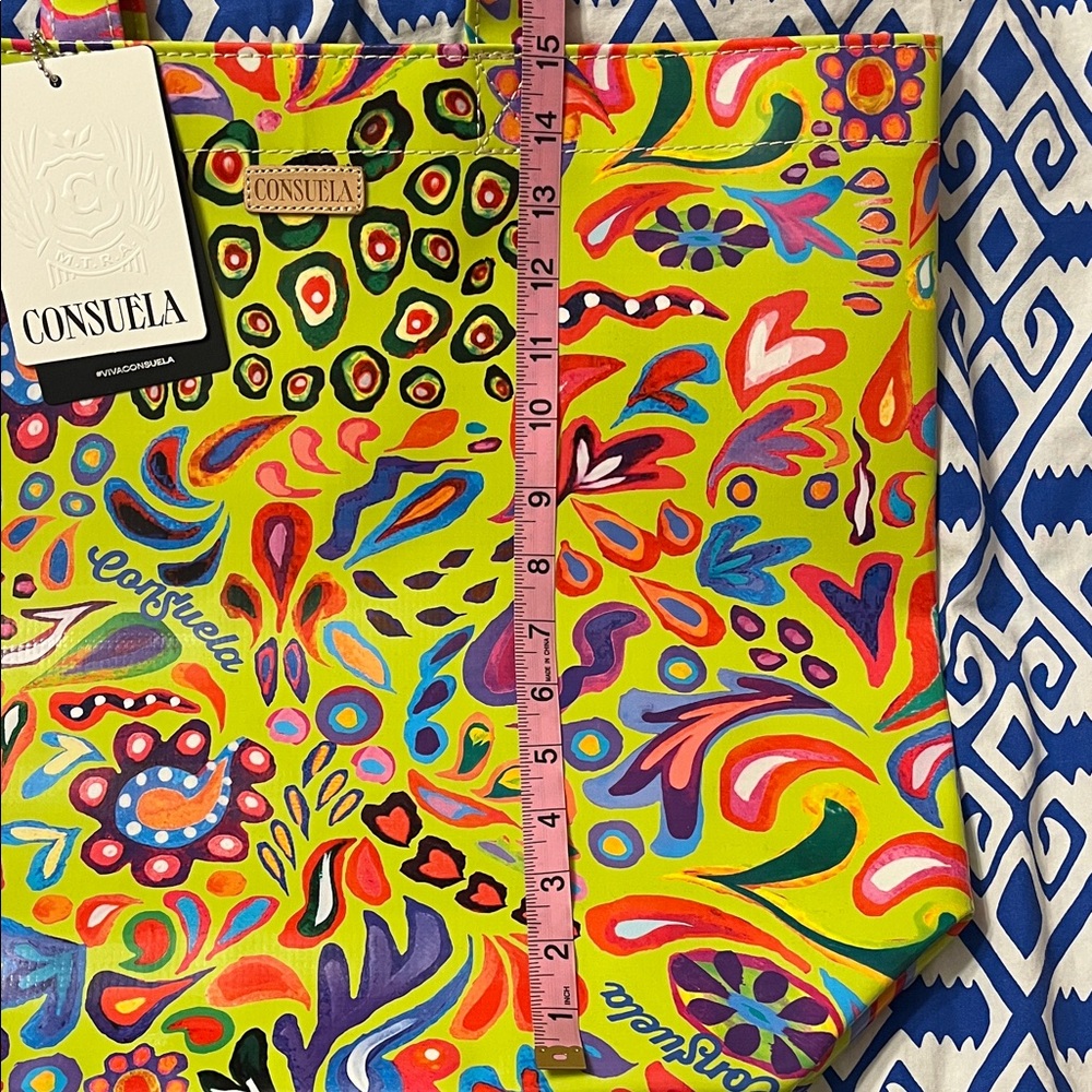 Consuela Vibrant Floral Tote Bag - Picture 5 of 6